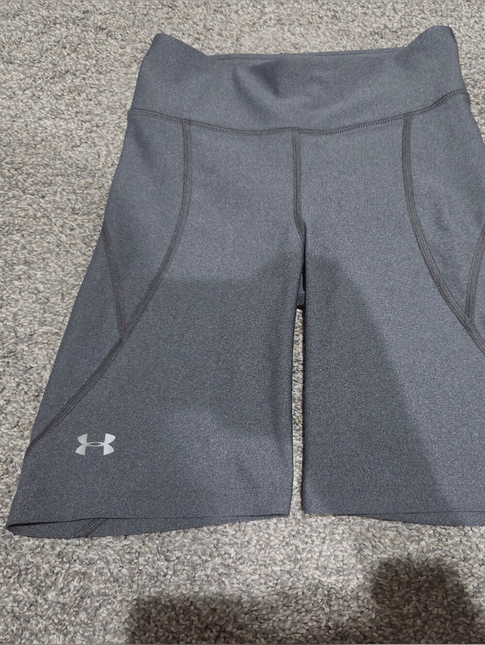 Under Armour Women's High-Rise Athletic Shorts - Charcoal Gray Size XS